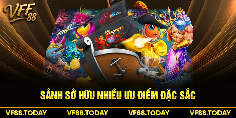 Sảnh sở hữu nhiều ưu điểm đặc sắc
